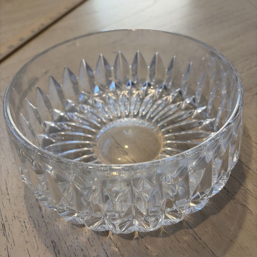 Vintage Serving Bowl Lead Crystal 6.5” wide x 3” tall
